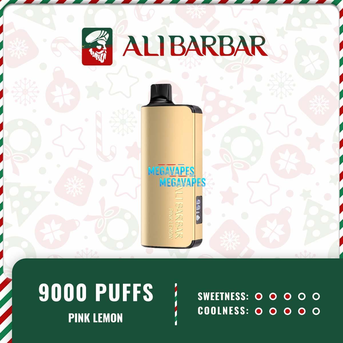 Alibarbar-Ingot-9000-PUFFS-PINK-LEMON05.jpg - Mega Vapes Australia ALIBARBAR INGOT - PINK LEMON | 9000 Puffs | Zesty Pink Lemonade | Premium Gold Design | Mega Vapes Australia