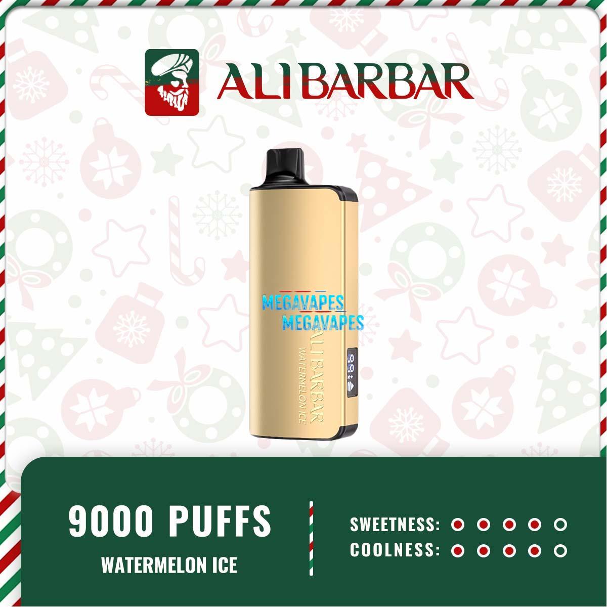 Alibarbar-Ingot-9000-PUFFS-WATERMELON-ICE25.jpg - Mega Vapes Australia ALIBARBAR INGOT - WATERMELON ICE | 9000 Puffs | Premium Gold Design | Mega Vapes Australia