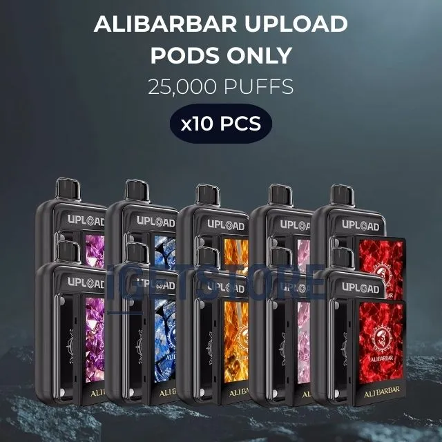 10pcs-alibarbar-upload-pods-only-25000-puffswebp - Mega Vapes Australia